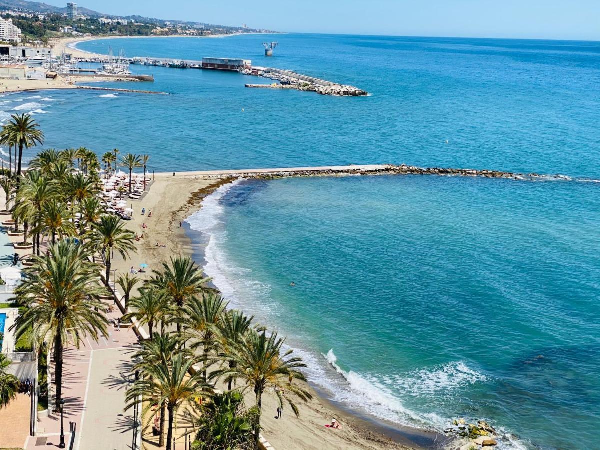 First Line! Art-Apartment On The Seafront Of Marbella With Swimming Pool Exterior photo